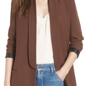 Brown Houndstooth Blazer NWT